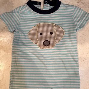 3-6 MO Puppy Dog Jon Jon onesie
